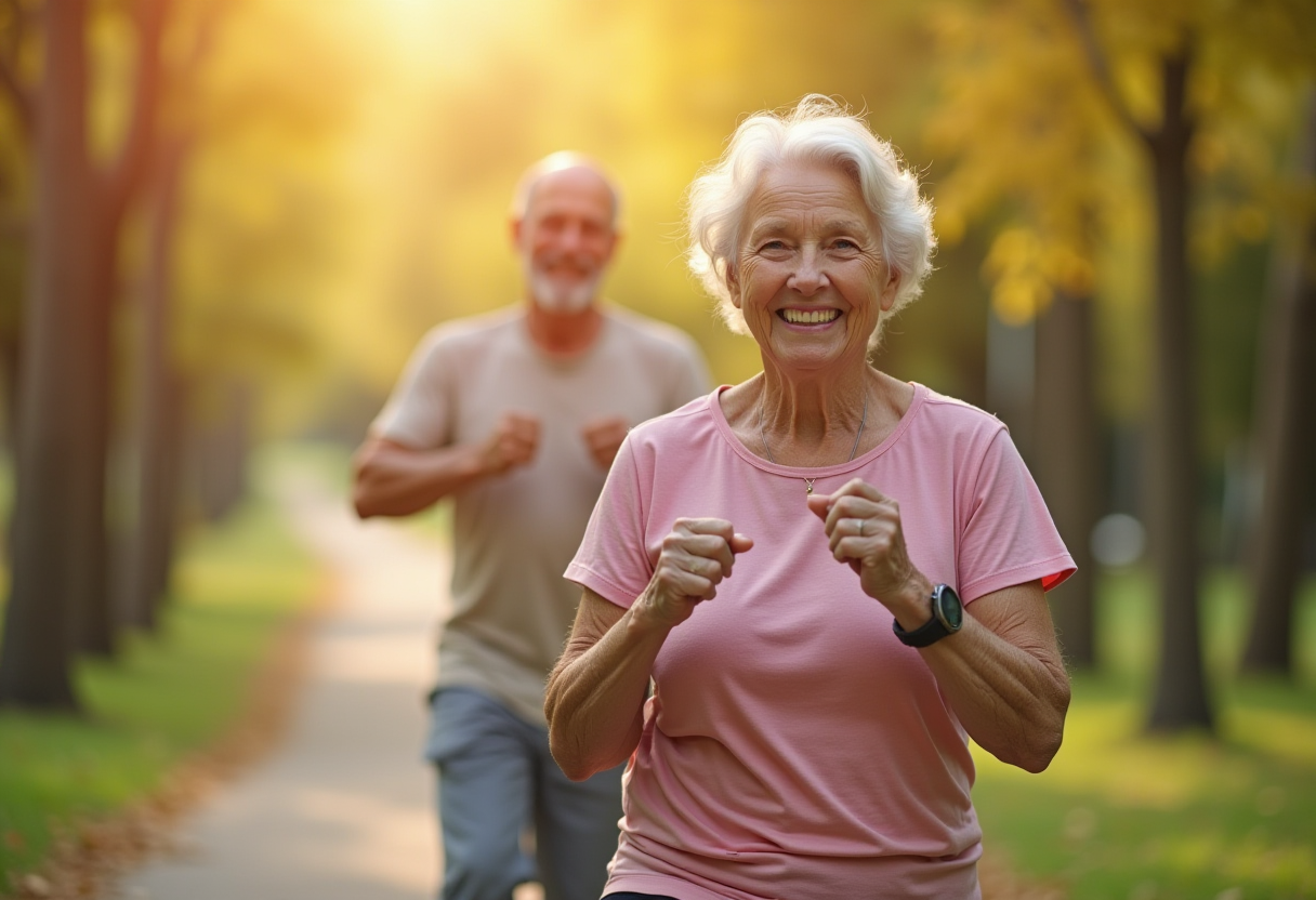 Група людей під час фітнес тренування на свіжому повітрі